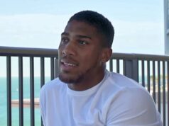 Anthony Joshua Tries To Suppress Sorrow By Watching His Son Play Football