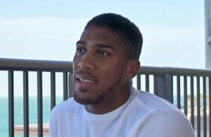 Anthony Joshua Tries To Suppress Sorrow By Watching His Son Play Football