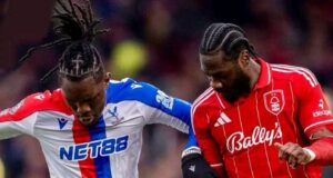 Ola Aina Shines, Christantus Uche Features as 10-Man Nottingham Forest Hold Crystal Palace