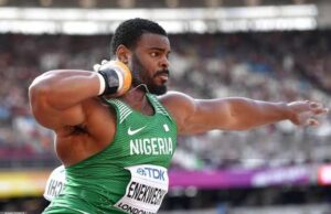Chukwuebuka Enekwechi Falls Behind Shot Put Rivals Campbell, Kovacs In New York Meet
