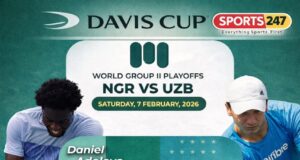 Davis Cup: Nigeria Number One Adeleye Fights Back to Secure Vital Win Over Uzbekistan In Lagos