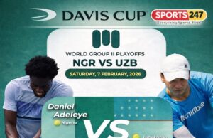 Davis Cup: Nigeria Number One Adeleye Fights Back to Secure Vital Win Over Uzbekistan In Lagos