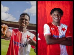 Samuel Isife Impresses On Slavia Prague Debut As Mubarak Suleiman Scores First Goal in Big Win