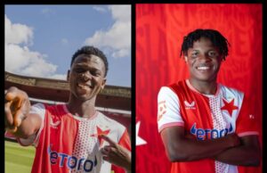 Samuel Isife Impresses On Slavia Prague Debut As Mubarak Suleiman Scores First Goal in Big Win