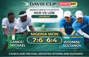 Nigeria Seize Momentum With Doubles Win Over Uzbekistan in Davis Cup Tie