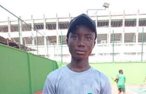 Ajegunle Tennis Prospect Sulaiman Samad Names Daniel Adeleye as Role Model