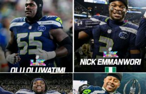 Four Nigerians Make History as Seattle Seahawks Clinch 2026 Super Bowl Glory