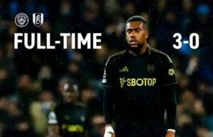 Bassey, Iwobi and Chukwueze Start as Fulham Suffer 3-0 Defeat to Manchester City