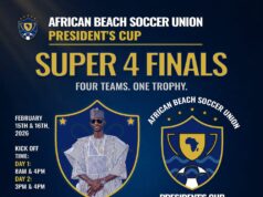 Beach Soccer Takes Centre Stage as ABSU President’s Cup Super 4 Finals Kicks Off in Dutse
