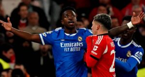 Maro Itoje Throws Weight Behind Vinicius In UEFA Champions League Racism Row