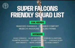 NWFL Ambassadors Named in Super Falcons Squad for Cameroon Friendlies