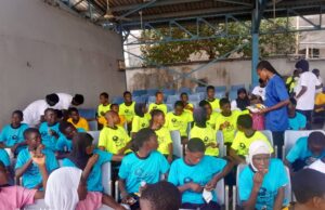 CATS Ladies’ FC Coaches, Players Take Students Through Leadership Skills, Football Drills In Surulere