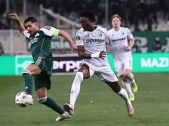 Salim Fago Fails To Score In Plzen’s 1-1 Draw With Panathinaikos