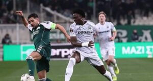 Salim Fago Fails To Score In Plzen’s 1-1 Draw With Panathinaikos