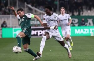 Salim Fago Fails To Score In Plzen’s 1-1 Draw With Panathinaikos