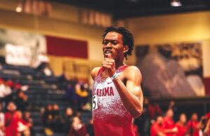 Ogazi Blazes to 45.30s, Storms Into SEC Indoor 400m Final with Fastest Time