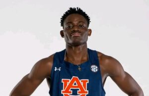 Israel Okon Hits Season’s Best to Reach 60m Final at SEC Indoor Championships