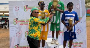 Ogun Gov’s Aide Delu Lays Foundation for Taidob College Indoor Sports Arena