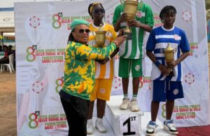 Ogun Gov’s Aide Delu Lays Foundation for Taidob College Indoor Sports Arena