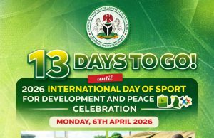 13 Days to Go! Presidency Ignites Nationwide Countdown to 2026 International Day of Sport for Development and Peace
