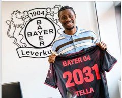 They Believed In Me’ Tella Signs Long-Term Leverkusen Deal — Injured Star Vows To Repay Club’s Faith