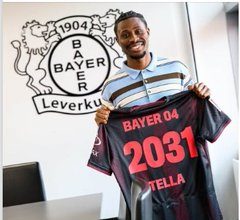 They Believed In Me’ Tella Signs Long-Term Leverkusen Deal — Injured Star Vows To Repay Club’s Faith