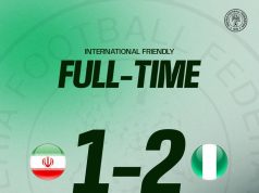 Super Eagles Edge Iran 2–1 in Antalya Friendly as Simon, Adams Shine