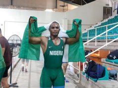 Tochukwu Okeke Carries Nigerian Army’s Banner High At Governor Douye Diri Wrestling Classics