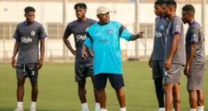 Tough Home Start for Enyimba New Coach Deutsch as He Blasts Kun Khalifat Goalie for Time-Wasting