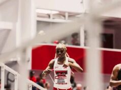 Success Umukoro Claims Silver in 60m at Big 12 Indoor Championships