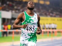 Wisdom Musa Great Storms to 110m Hurdles Victory at AFN Golden League