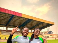 Abia Angels Goalie Oloko Shares Special Moment With Nnadozie in Super Falcons Camp