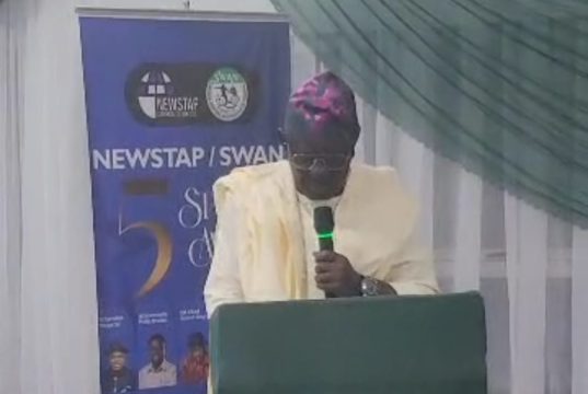 ‘This Award Is Not About Noise, It Is About Impact’ — SSA Adeboye Declares at Newstap/SWAN 5-Star Awards