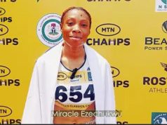 Miracle Ezechukwu Qualifies for World U20 Championships, Claims Double Gold at MTN CHAMPS Calabar
