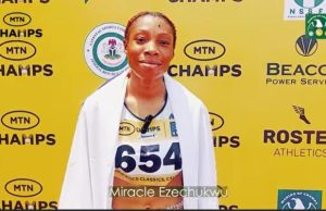 Miracle Ezechukwu Qualifies for World U20 Championships, Claims Double Gold at MTN CHAMPS Calabar