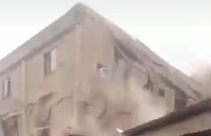 VIDEO: Disaster Averted in Ogba! Bricklayer’s Last-Minute Warning Saves Dozens as School Building Collapses in Lagos