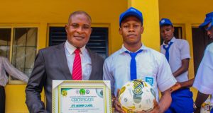 Epe Grammar School Benefits from CAF’s Grassroots Football Push