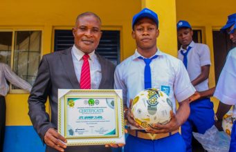 Epe Grammar School Benefits from CAF’s Grassroots Football Push
