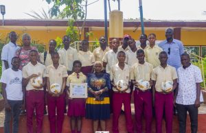 Badagry Grammar School Bags CAF Football Initiative