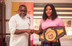 European Boxing Champion Chidinma Grace Pays Courtesy Visit to Abia Sports Commissioner