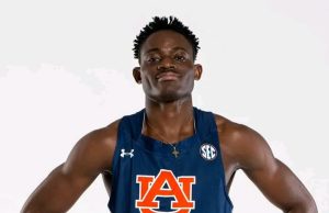 Israel Okon Blazes to New 60m Personal Best at NCAA Indoor Championships