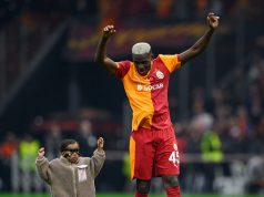 UEFA Ranks Osimhen’s ‘Father-Daughter’ Goal Celebration as Favorite Pix of the Week