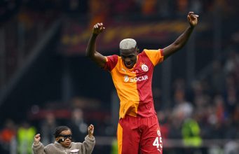 UEFA Ranks Osimhen’s ‘Father-Daughter’ Goal Celebration as Favorite Pix of the Week