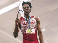 Samuel Ogazi Breaks African Record to Win NCAA Indoor 400m Title
