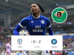 Gabriel Osho Sent Off as Cardiff City FC Fall to Wycombe Wanderers FC