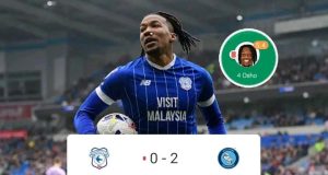 Gabriel Osho Sent Off as Cardiff City FC Fall to Wycombe Wanderers FC