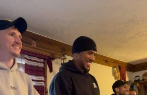 Anthony Joshua Defies Russia’s Bombs To Attend Usyk’s Boxing Event In Ukraine