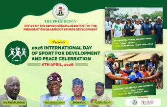 Presidency to Mark 2026 International Day of Sport for Development and Peace with Nationwide Activities