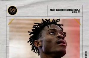 Israel Okon Claims SEC Bronze, Named Most Outstanding Male Bronze Medalist