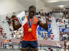Ajayi Blazes to Historic 6.45s at SEC Indoor Championships